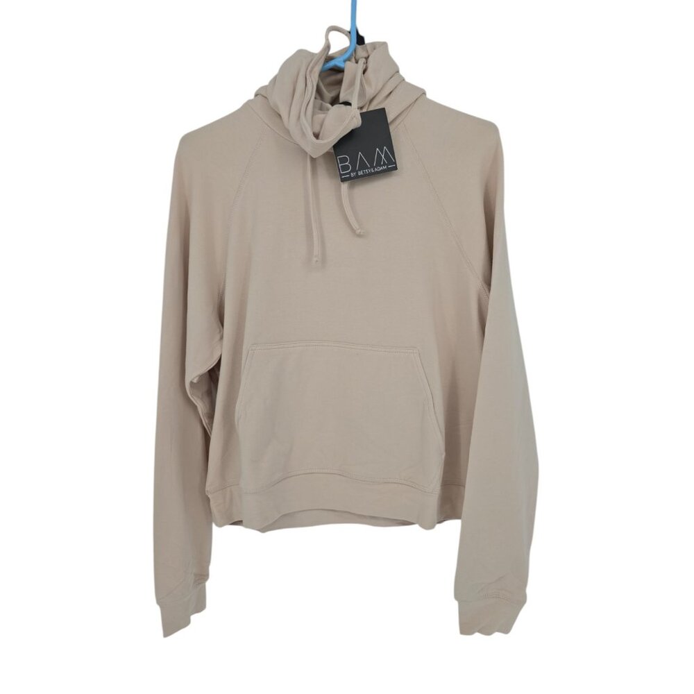 BAM by Betsy & Adam Size Large Womens Hoodie with Built-In Mask MSRP $75 NWT